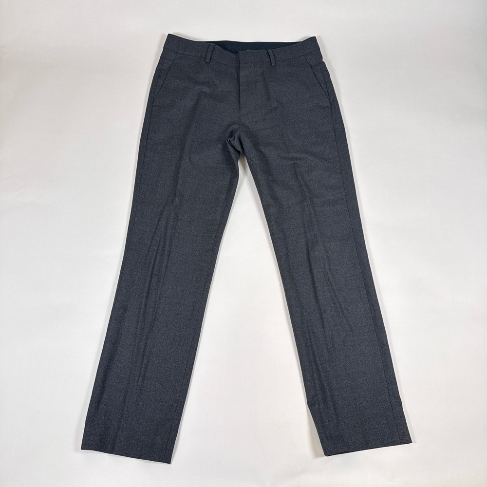 Bonobos Dress Pants Mens 30 Grey Marzotto Wool Slim Fit Business Casual